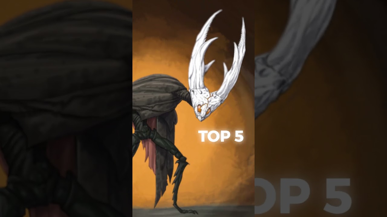 Top 8 LORE BASED Strongest Characters Hollow Knight #hollowknight #edit