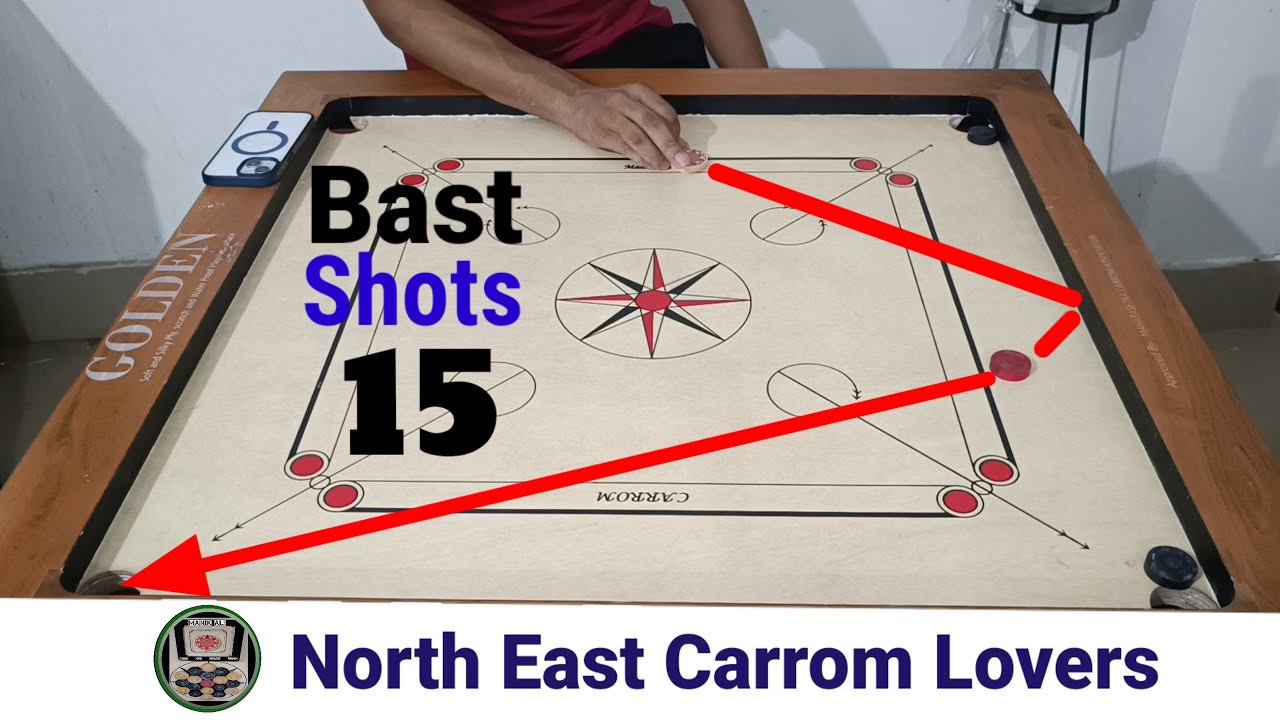 Carrom trick useful hard shots, carrom board tricks,bast carrom shots,carrom board game