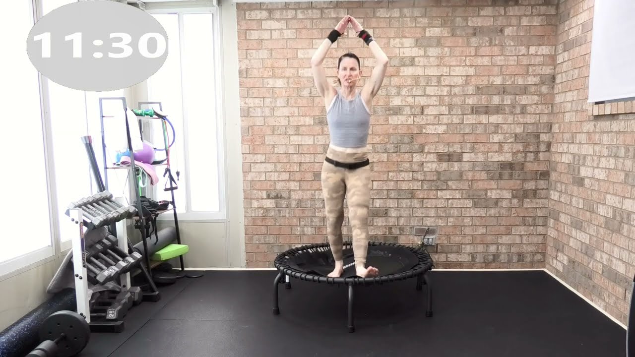 Rebounding Workout for Weight Loss | 10 Fat-Burning Mini Trampoline Cardio Moves