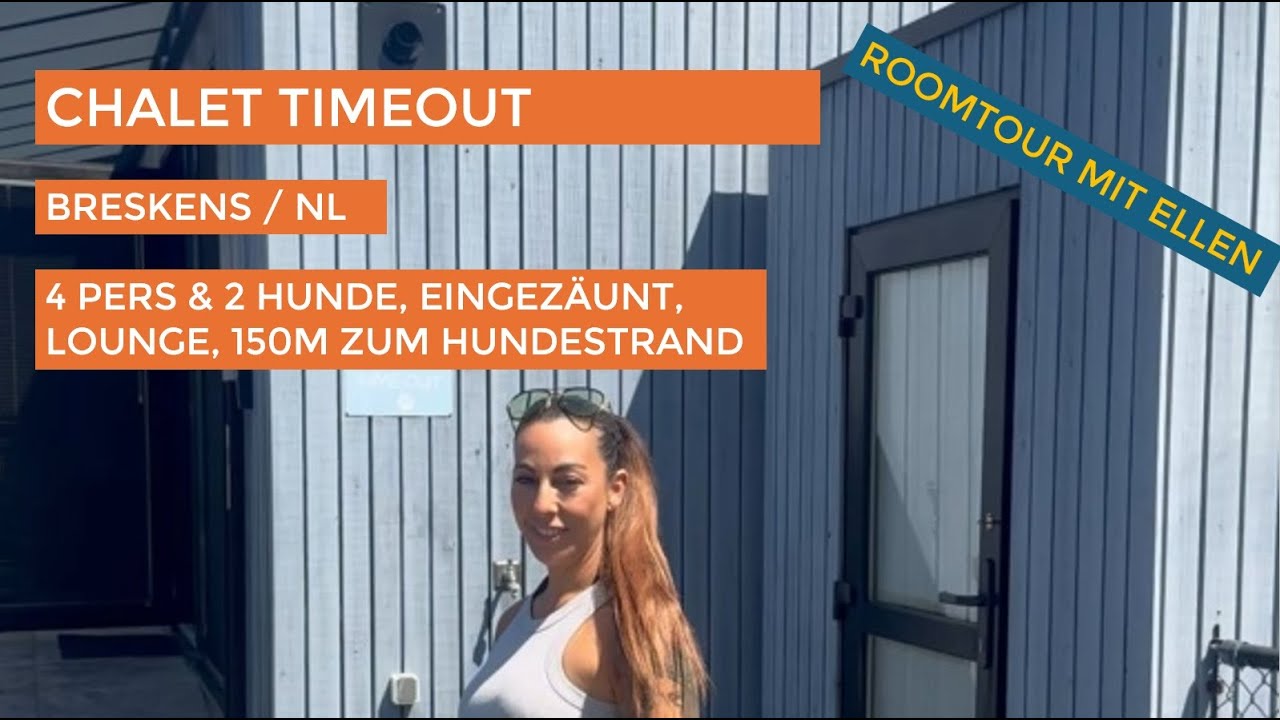 Hunde willkommen Chalet Timeout mit Zaun, Windschutz, nur 200m zum Strand, Breskens / Zeeland