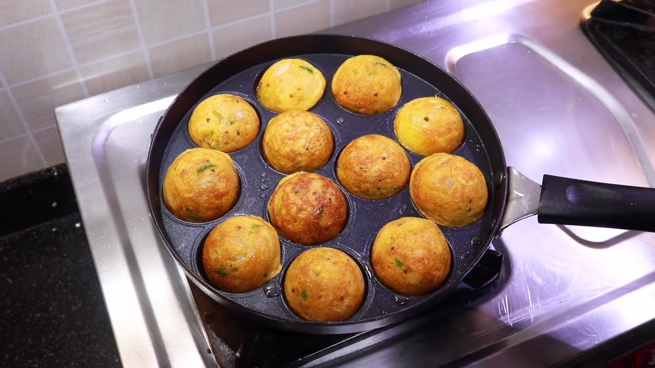 सूजी और हरी सब्ज़ियों से बना हेल्दी नास्ता | Rava Appe | Sooji Appam | Appam Recipe | KabitasKitchen