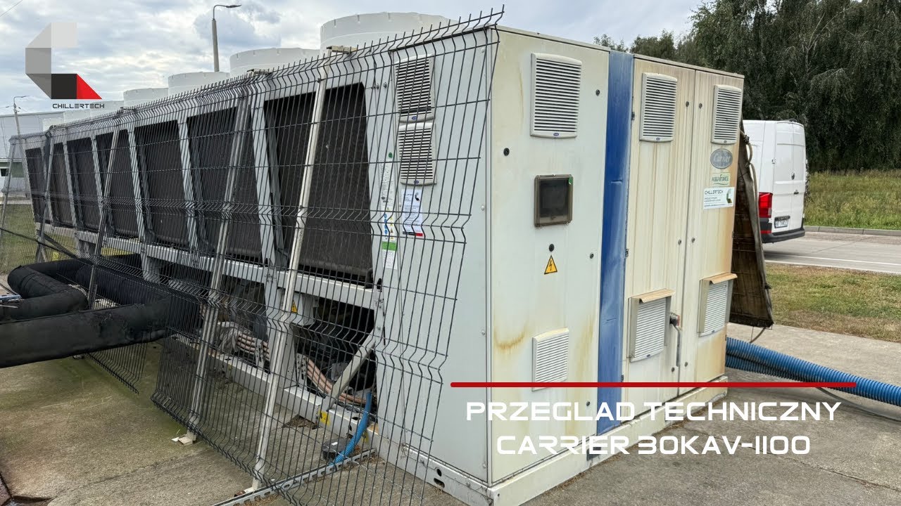 Carrier 30KAV-1100 Technical Inspection –Refrigerant Loss & Condenser Damage! | ChillerTech
