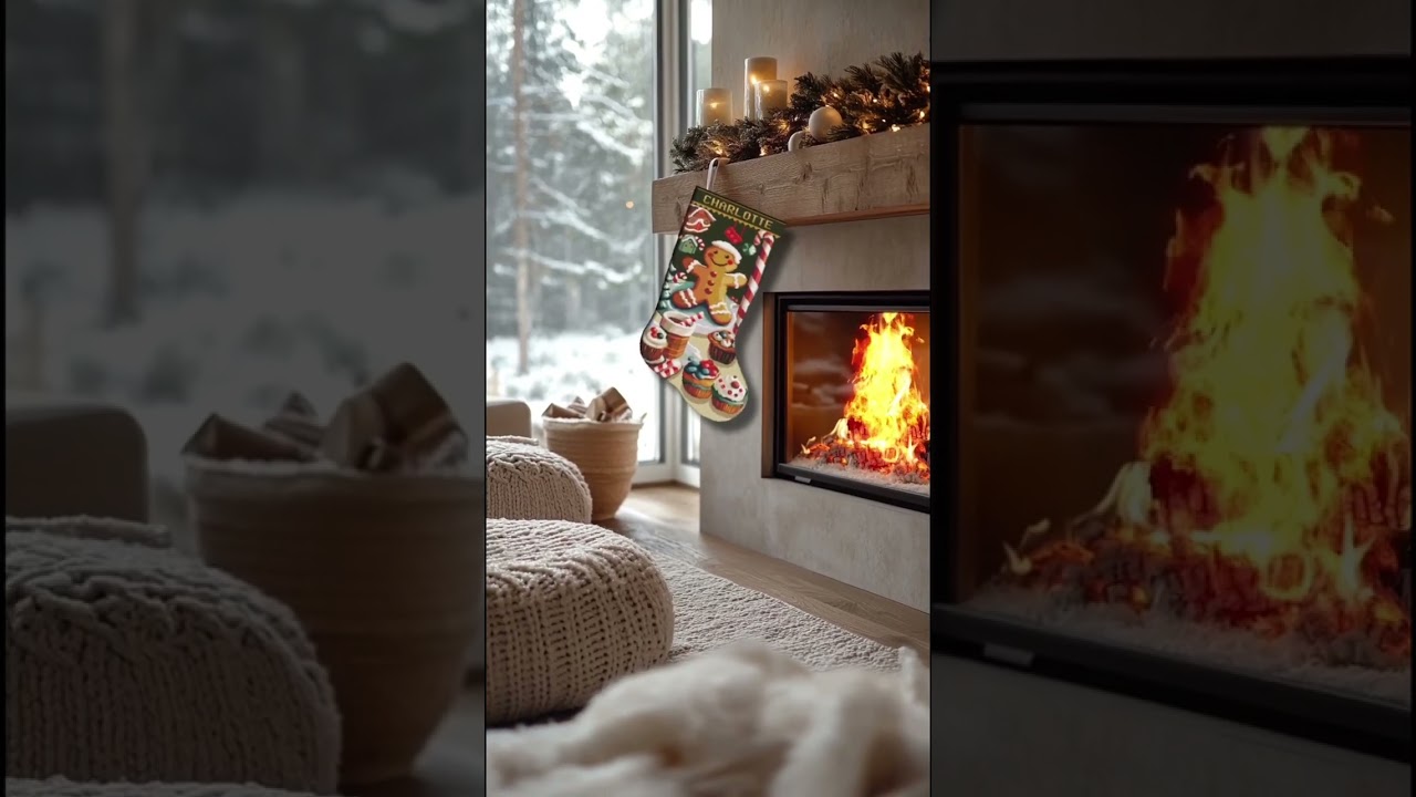🎄 Festive Cross Stitch Christmas Stocking &ndash; A Must-Have for the Holidays! 🎄