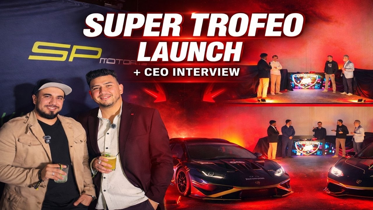 Super Trofeo Lamborghini Launch Party at SP Motorsports | CEO Interview + Unveil