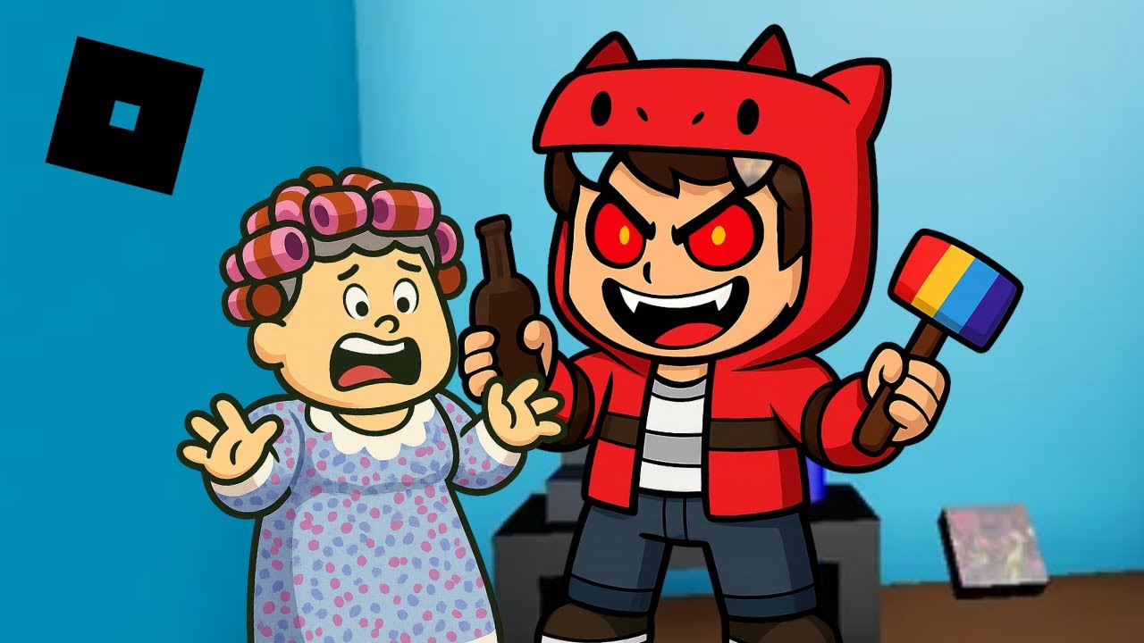 I will DESTROY GRANDMA - ROBLOX