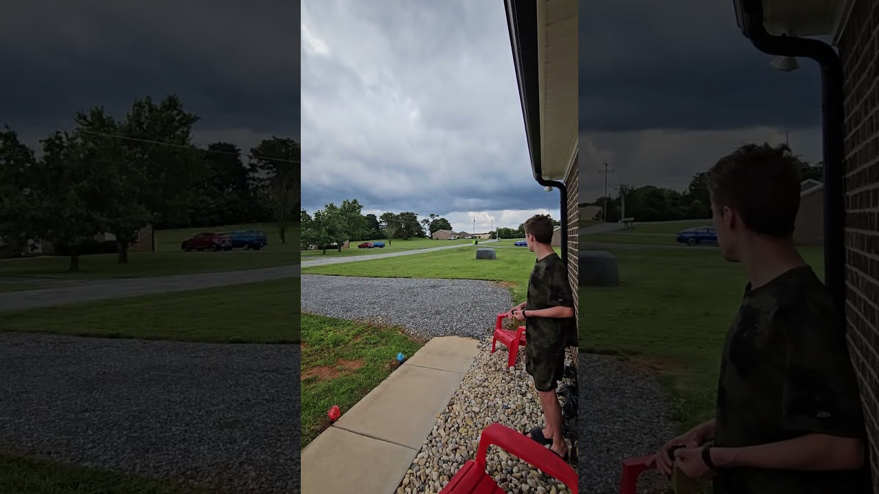 Here we go again! #round3 #clouds #crazyweather #stormseason2025 #strombrewing #weather #crazyclouds