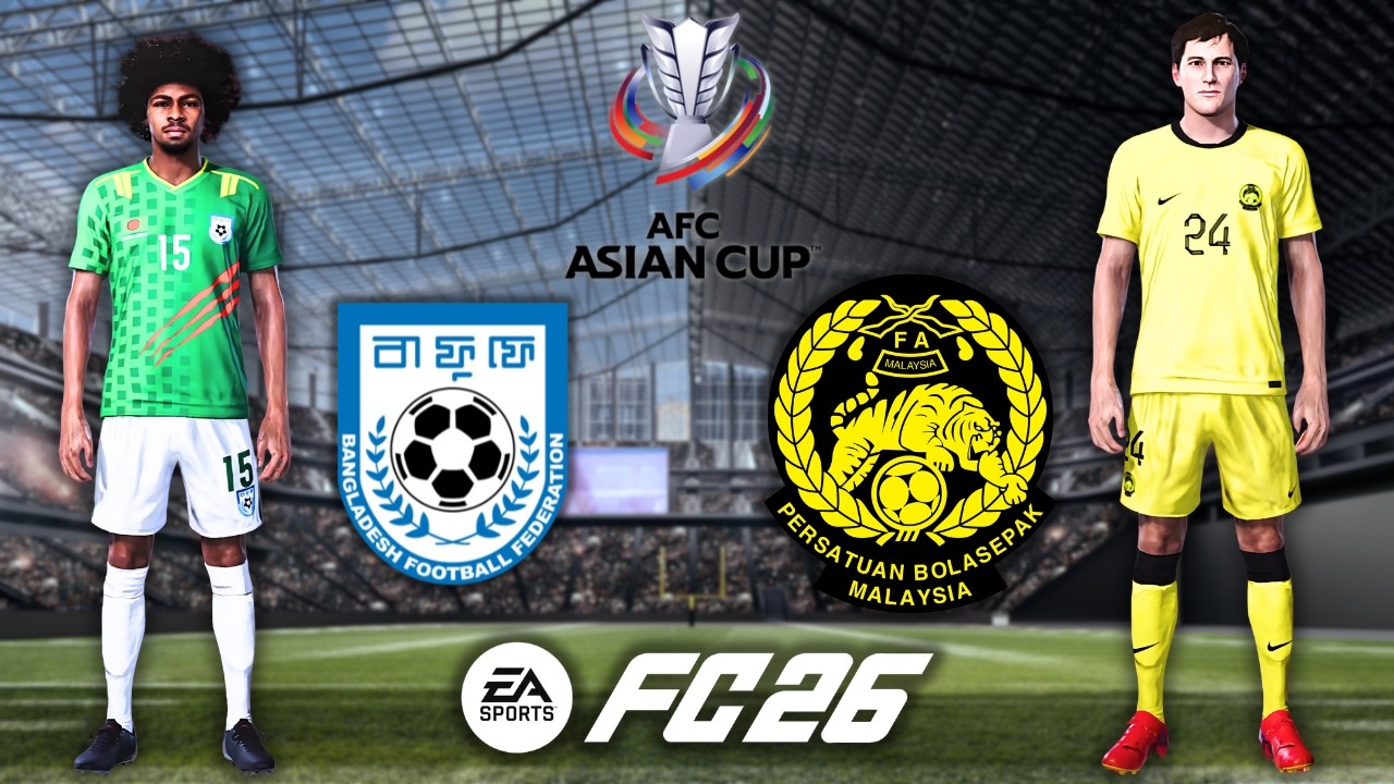 FC 26 - Bangladesh VS Malaysia || AFC Asian Cup 2026 || Hamza Choudhury VS Sergio Aguero Gameplay