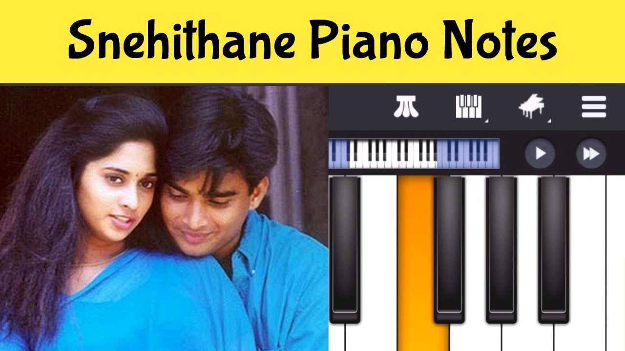 Snehithane | Alaipayuthe| | Perfect Piano Tamil Songs