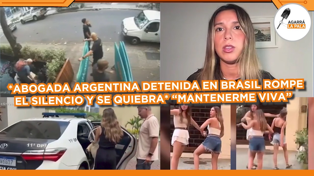 ABOGADA ARGENTINA DETENIDA EN BRASIL SE QUIEBRA Y ROMPE EL SILENCIO: 
