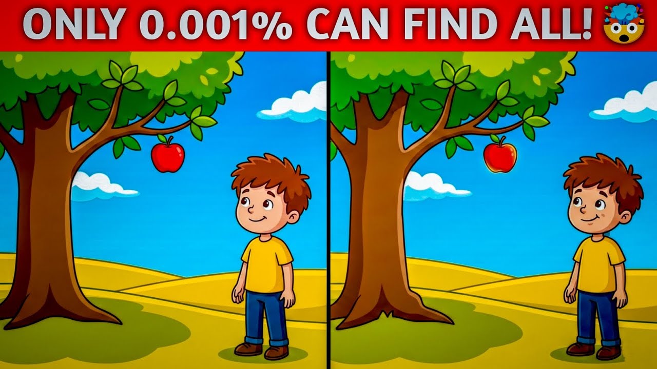 Can you Spot the differences || Only 0.001% Can find All 