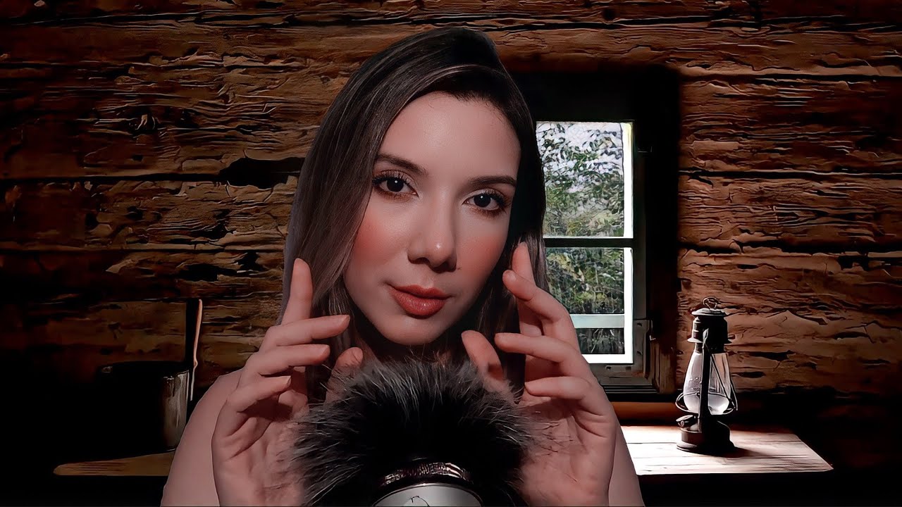ASMR 🌧 SUSSURRANDO Durante a CHUVA CALMA Na CABANA | PERFEITO PARA DORMIR