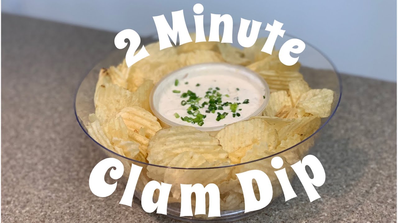 2 MINUTE CLAM DIP RECIPE | Sally Funakoshi