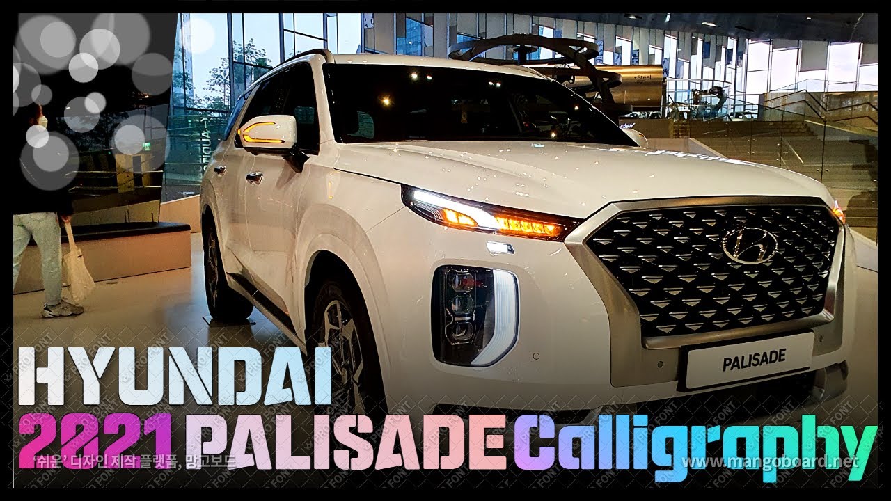 2021 Hyundai palisade calligraphy(LCD cluster,Ambient mood lamp) -2021 palisade calligraphy