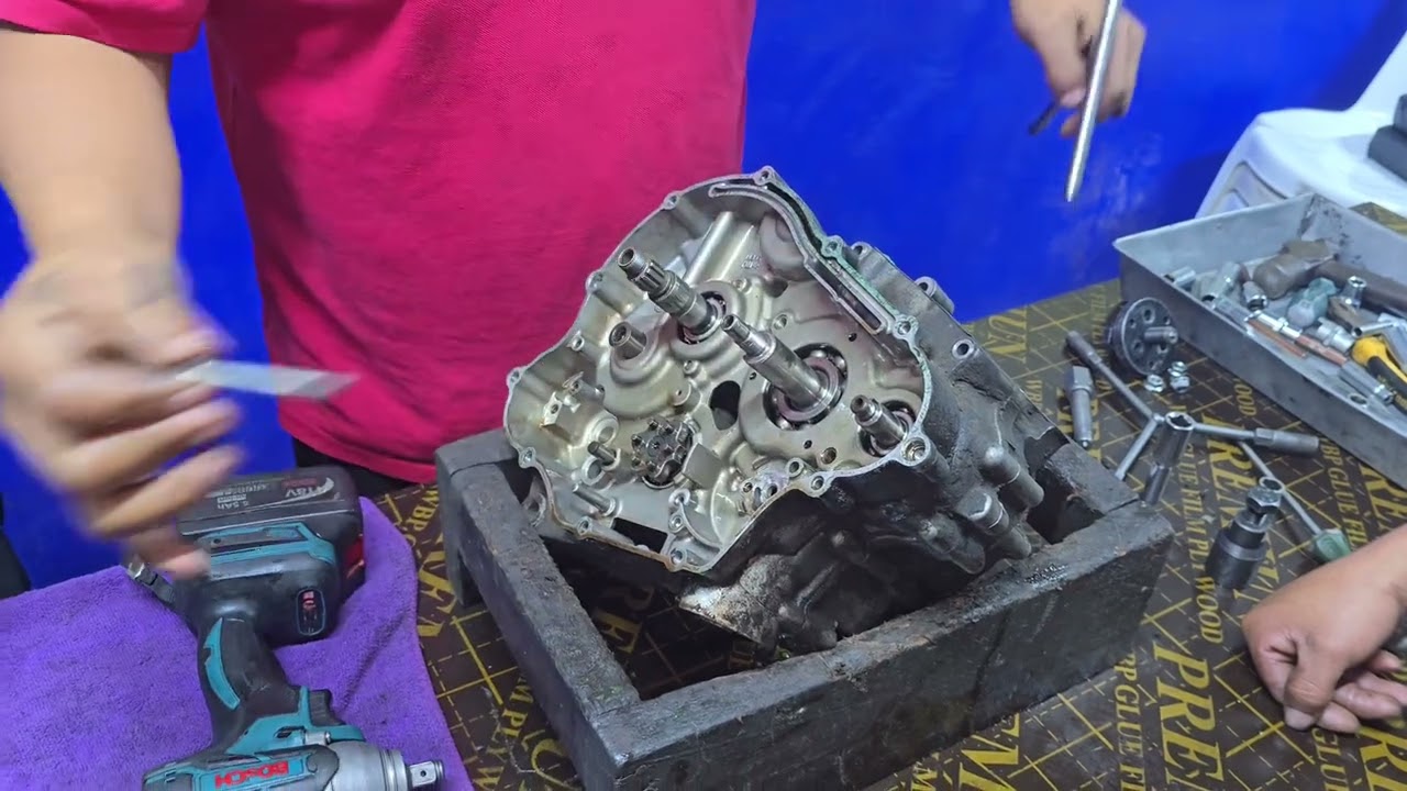 Desarmado de la volante y caja de cambio yamaha R15