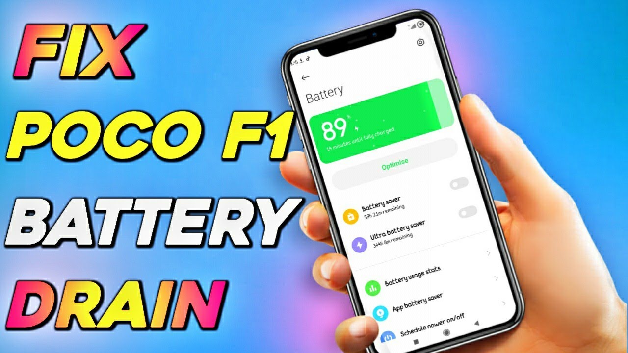 POCO F1 battery drain issue | POCO F1 battery drain issue fix