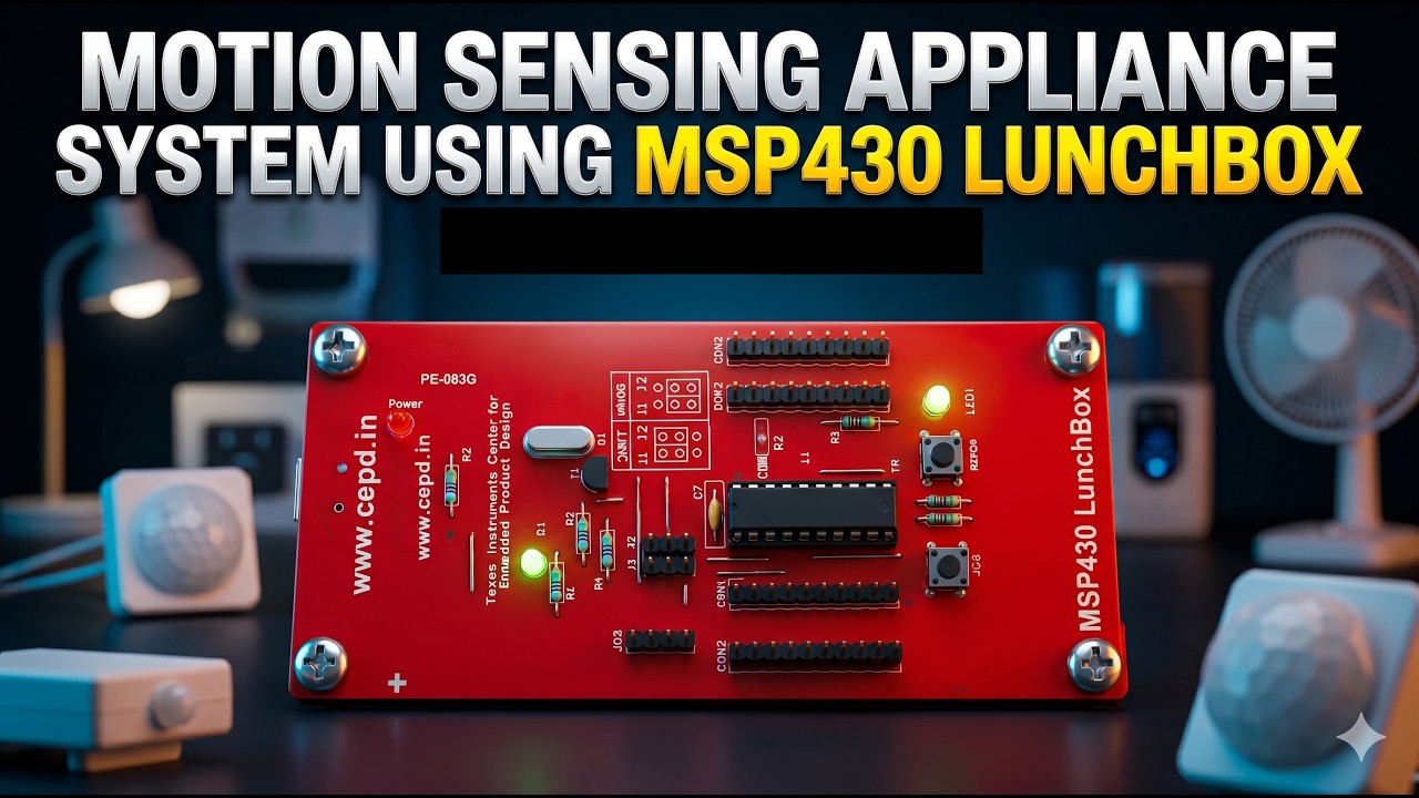 Система датчиков движения для устройств на базе MSP430 LunchBox | #msp430 #snsinstitutions #steml...