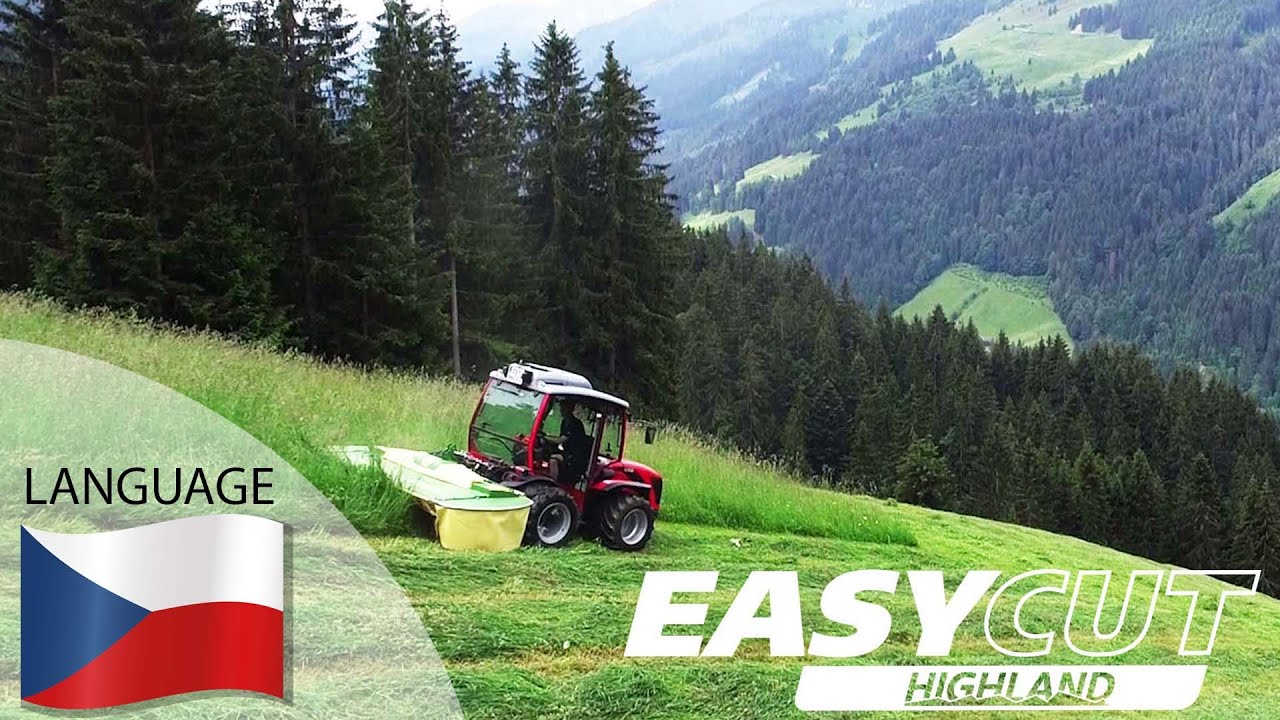 EasyCut F Highland – Vpředu nesený žací stroj pro sklizeň trávy na strmých svazích