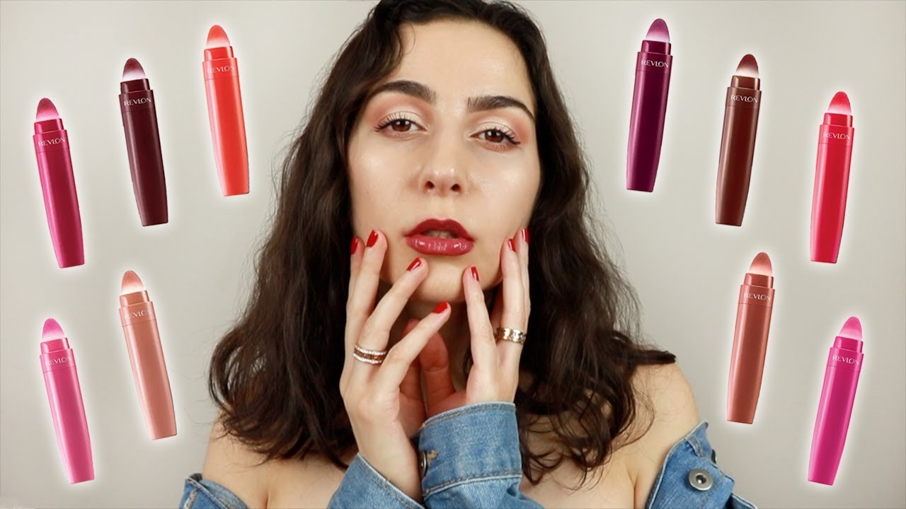 REVLON KISS CUSHION LIP TINT SWATCHES | QUEENSHIRIN