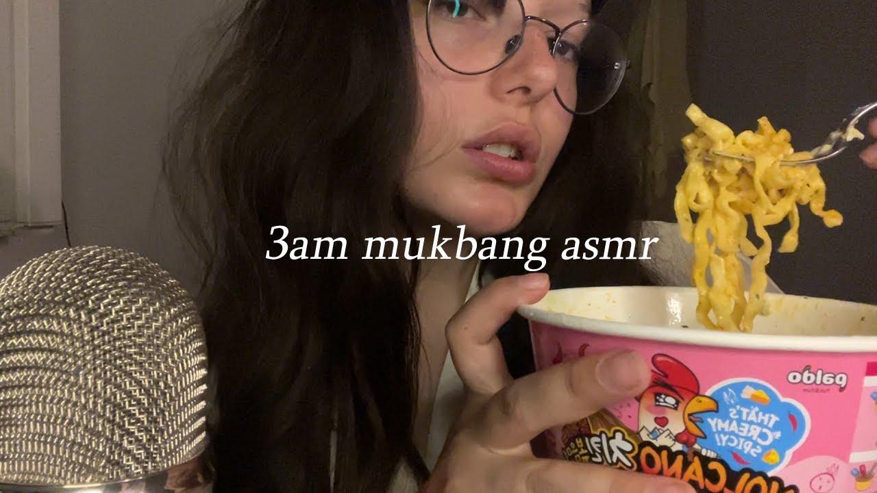 it's 3am and i just want some noodles, man (asmr mukbang) | buldak ramen, eating sounds