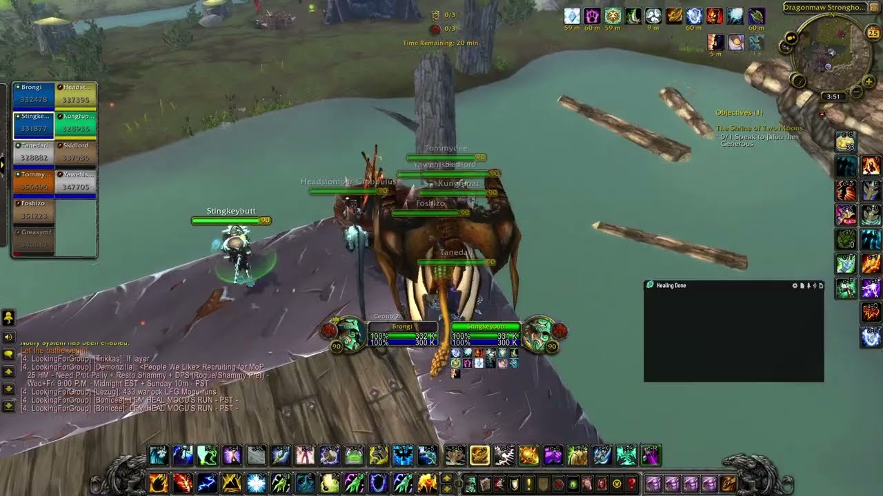 WoW MoP Classic restoration shaman pvp Twin Peaks