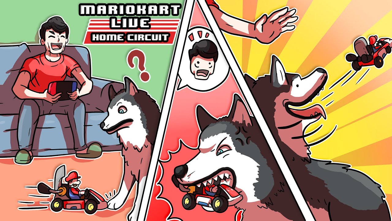 TROLLO IL MIO CANE con MARIO KART LIVE HOME CIRCUIT! *finito male*