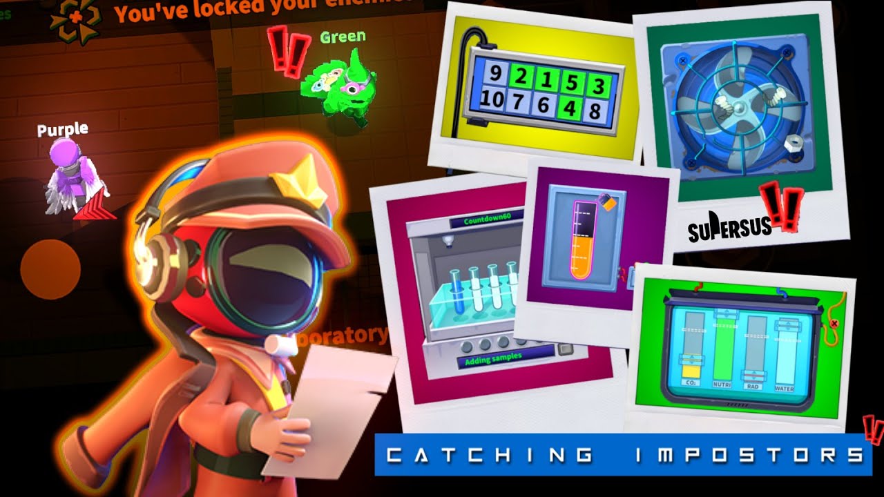 Catching impostors !! | supersus agent gameplay || Virus Eleven ||