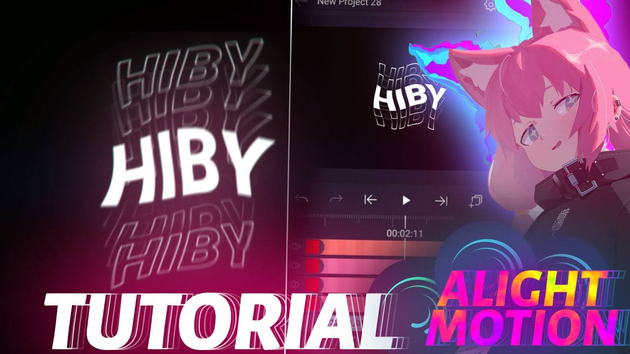 Tutorial How to make Simpel Intro Amv In Alight Motion