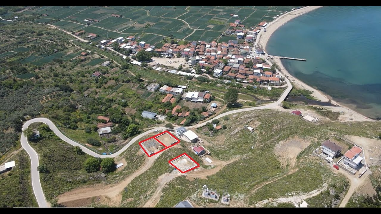ERDEK BALLIPINARDA DOĞA İLE DENİZİN BULUŞTUĞU NOKTADA SATILIK 3 ADET ARSA