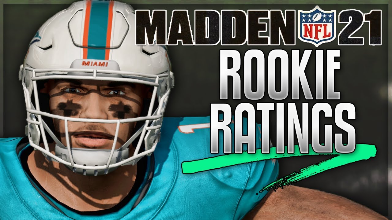 My Madden 21 Rookie Ratings | Madden 21 Franchise Mode