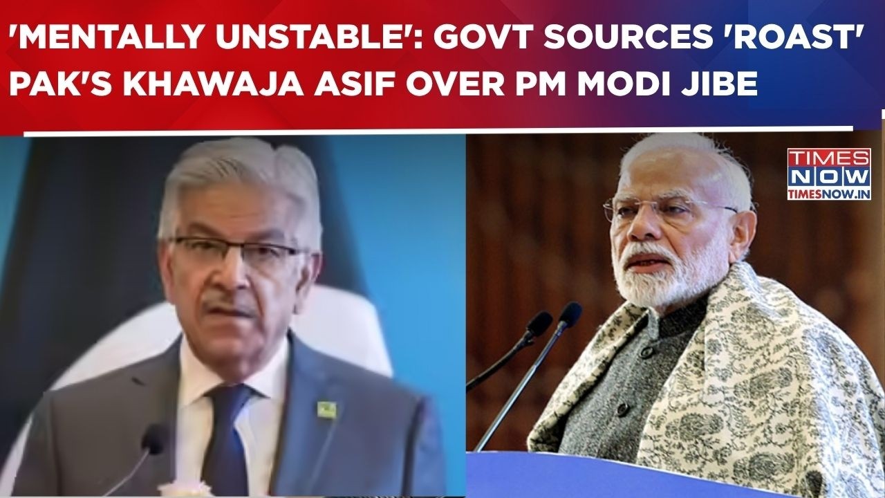 'Mentally Unstable': India Slams Pakistan Defence Minister Khawaja Asif Over PM Modi Remarks