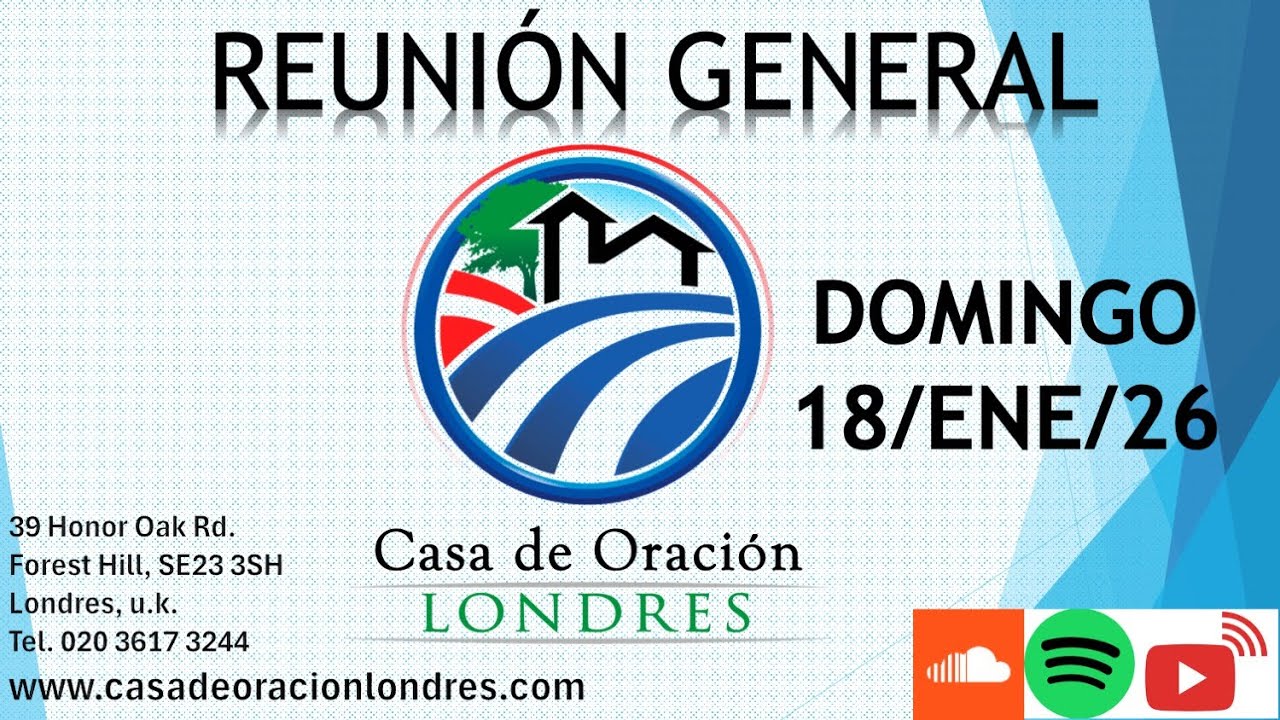 REUNIÓN GENERAL  18 DE ENERO  DEL 2026