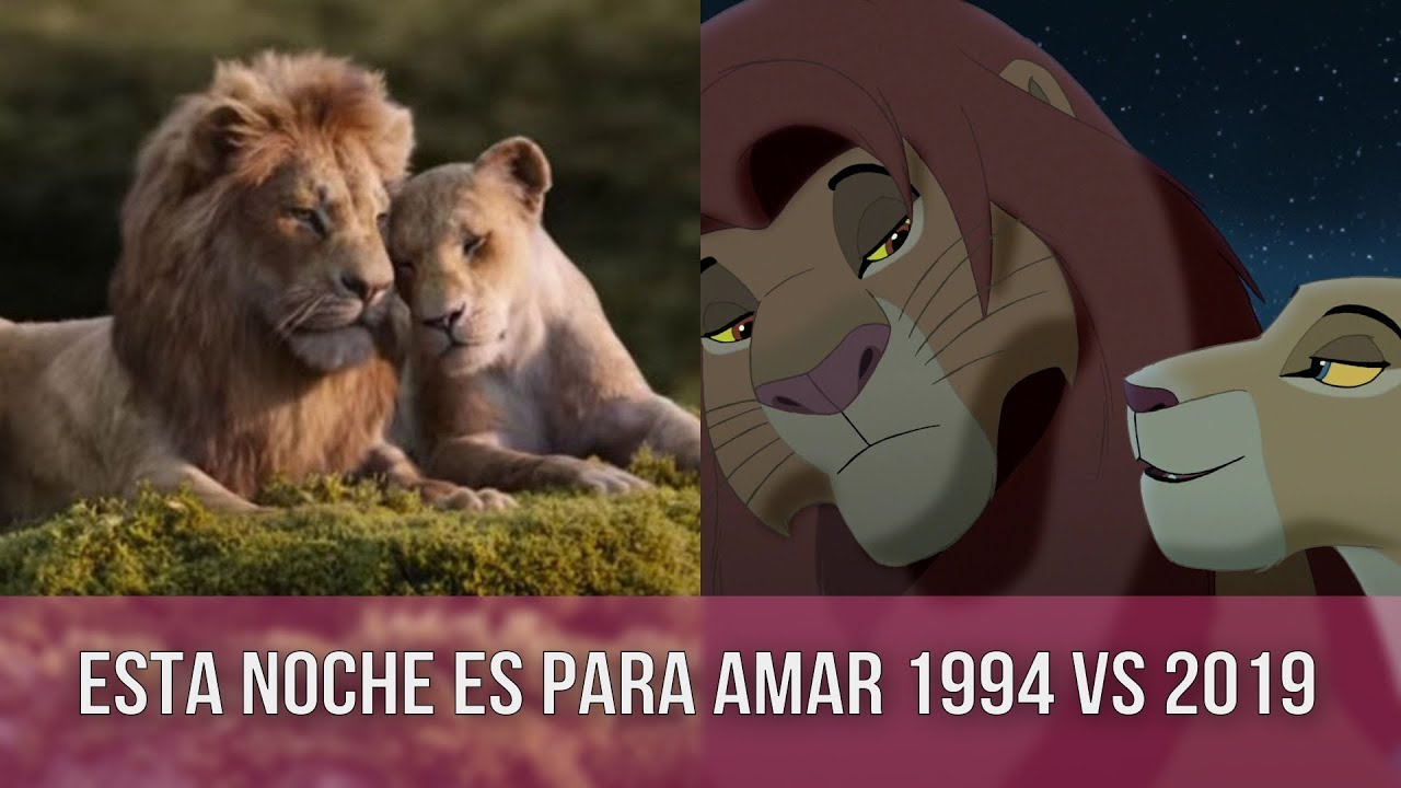Esta Noche Es Para Amar en Español Latino /Comparación 1994 VS 2019