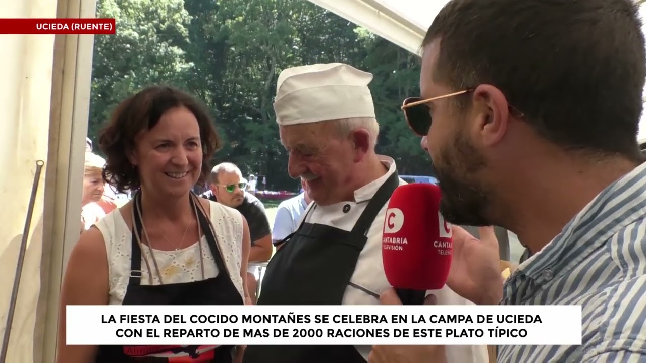La fiesta del cocido montanes se celebra en la campa de Ucieda