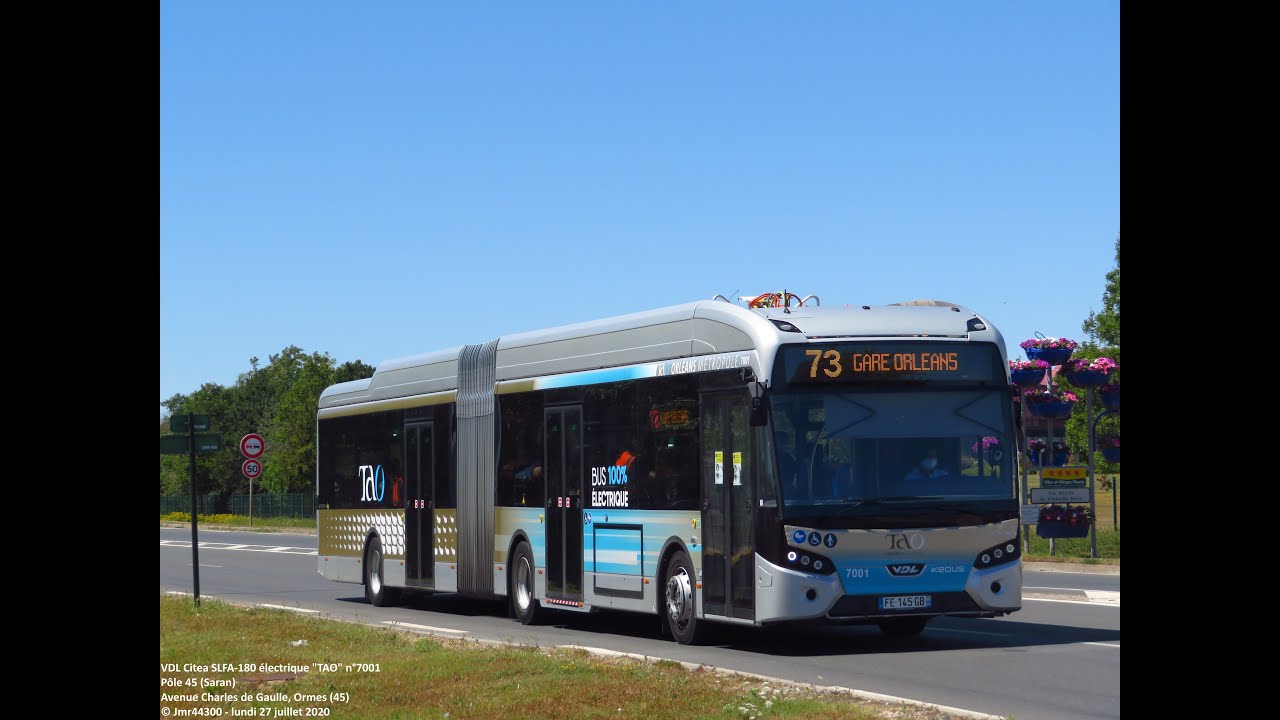 VDL Citea SLFA-180 electric #7001 | Ligne 73 | TAO - Orléans