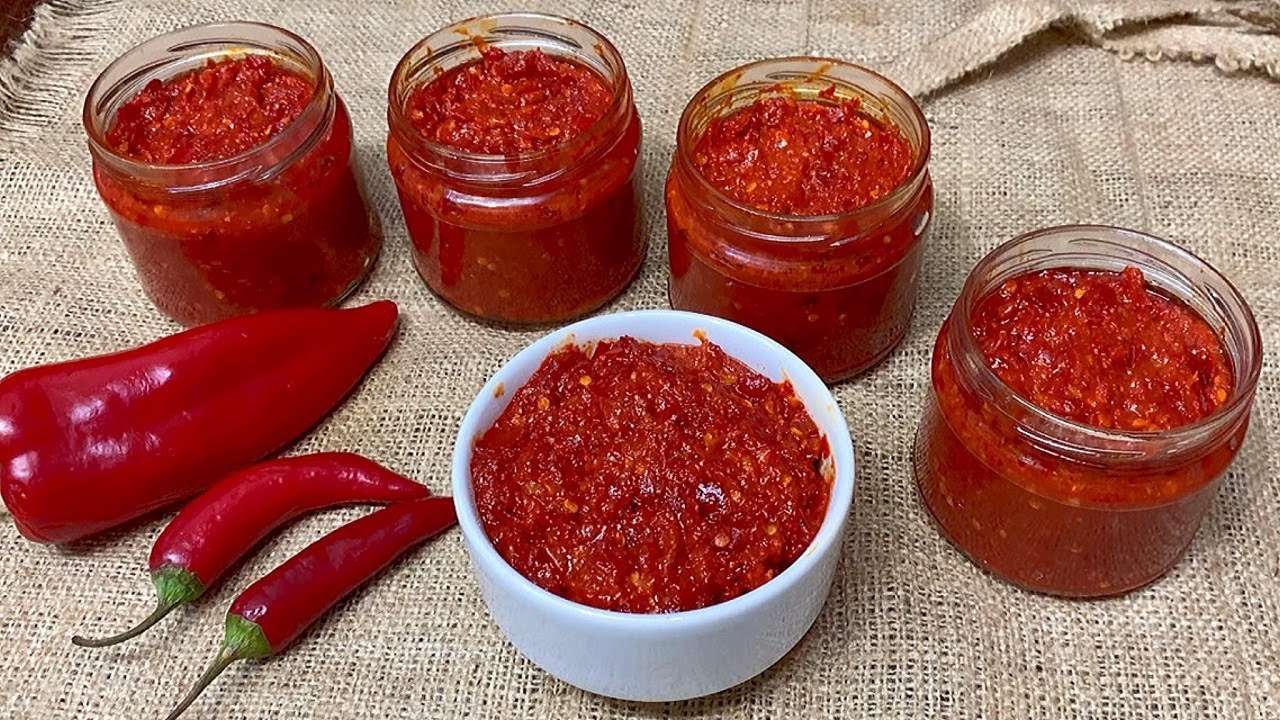 هريسة الشطة جبتلكم السر بتاعت الشركات اللي بتتباع في السوبر ماركت 🌶 يالاة الحقوا موسم الفلفل 🌶