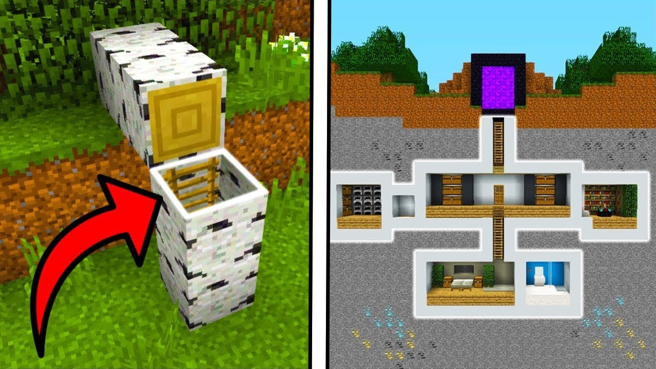 Minecraft'ta Gizli Yer Yapmanın 10 Yolu!
