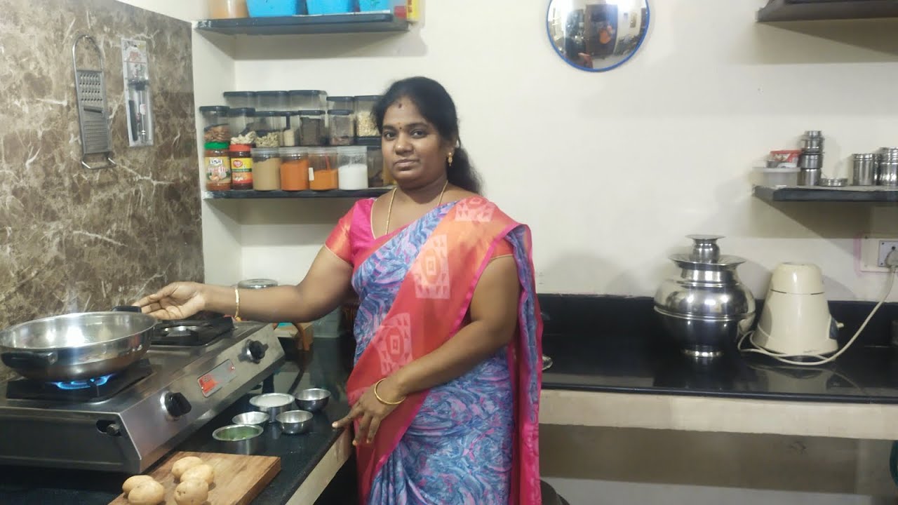 ✨ கிரிஸ்பி உருளைக் கிழங்கு ரெசிபி🌿#food 😊#cooking 🥰#tamil 😛