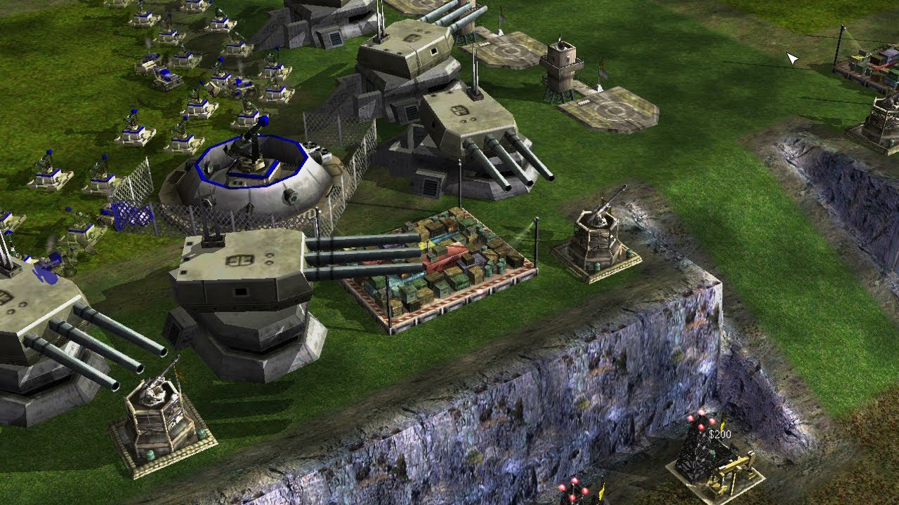 USA Supreme Commander vs 7 Nuke China - Command & Conquer Generals Apocalyptic