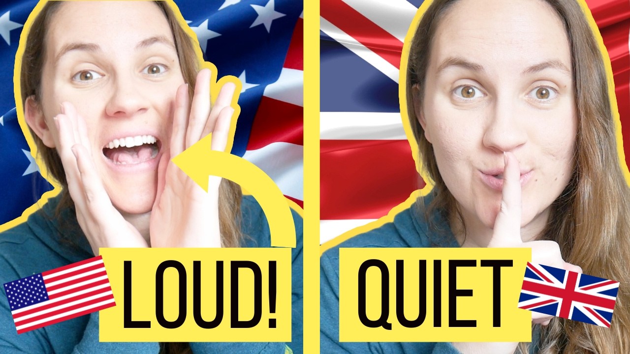 Brits talk. Americans YELL. here's (the actual reason) why.