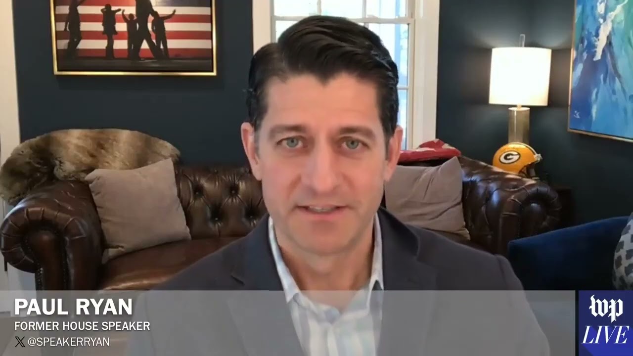 Paul Ryan on his advice for Speaker Mike Johnson