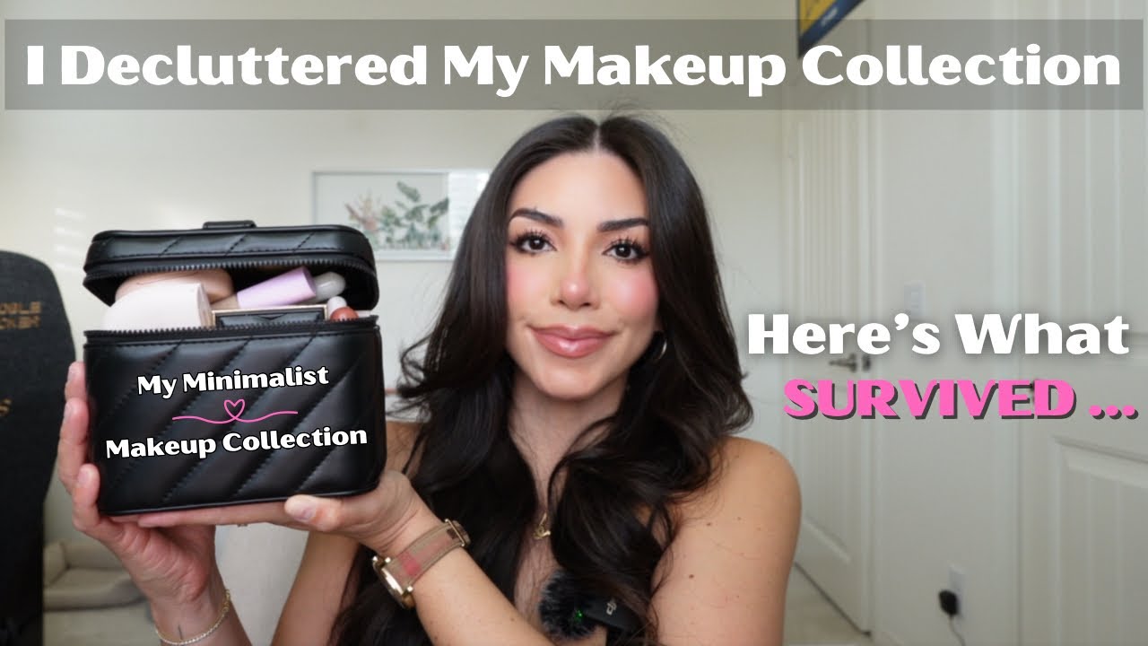 EXTREME Makeup Collection Declutter | Minimalist Makeup Collection