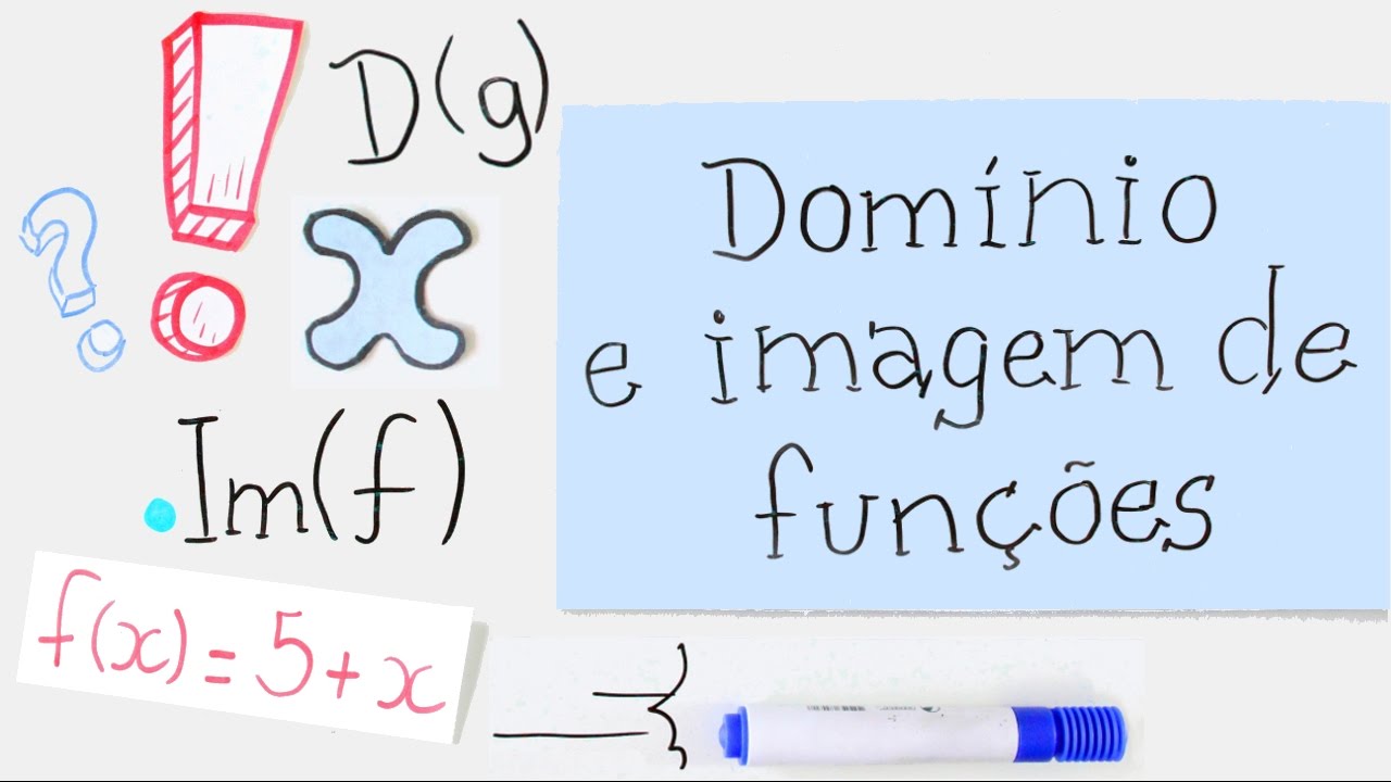 Curtas Matemáticos - Domínio e imagem de funções