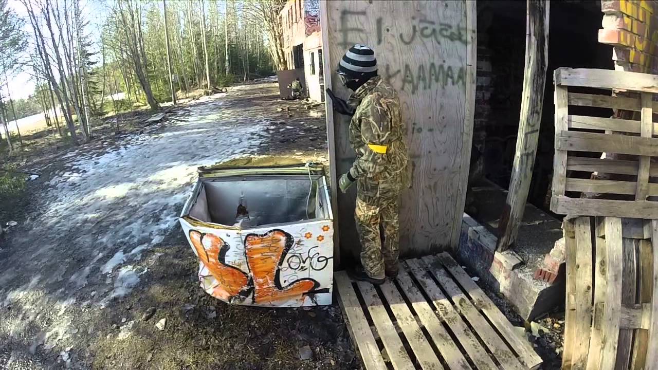 Airsoft Gopro hero 3+ Virenoja Tiilitehdas Pommipeli.