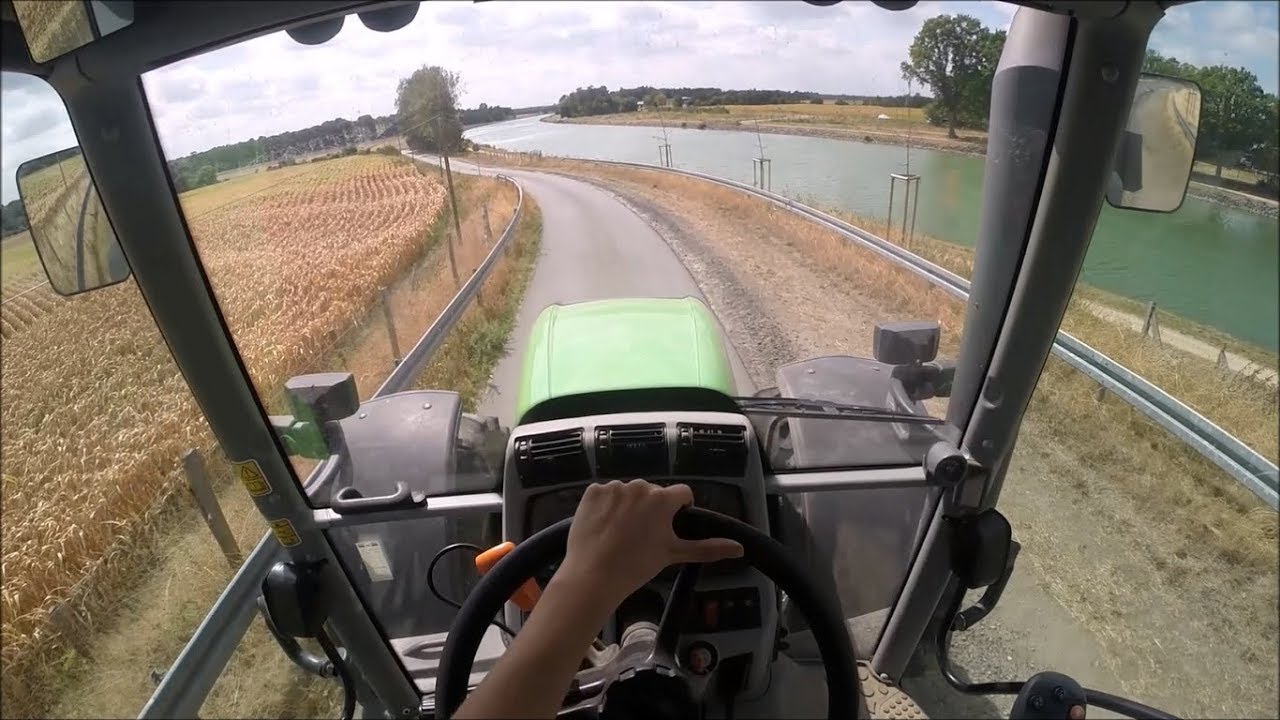 Erdtransport Teil 1/ Cabview/ Deutz Fahr 630 TTV +Krampe Halfpipe