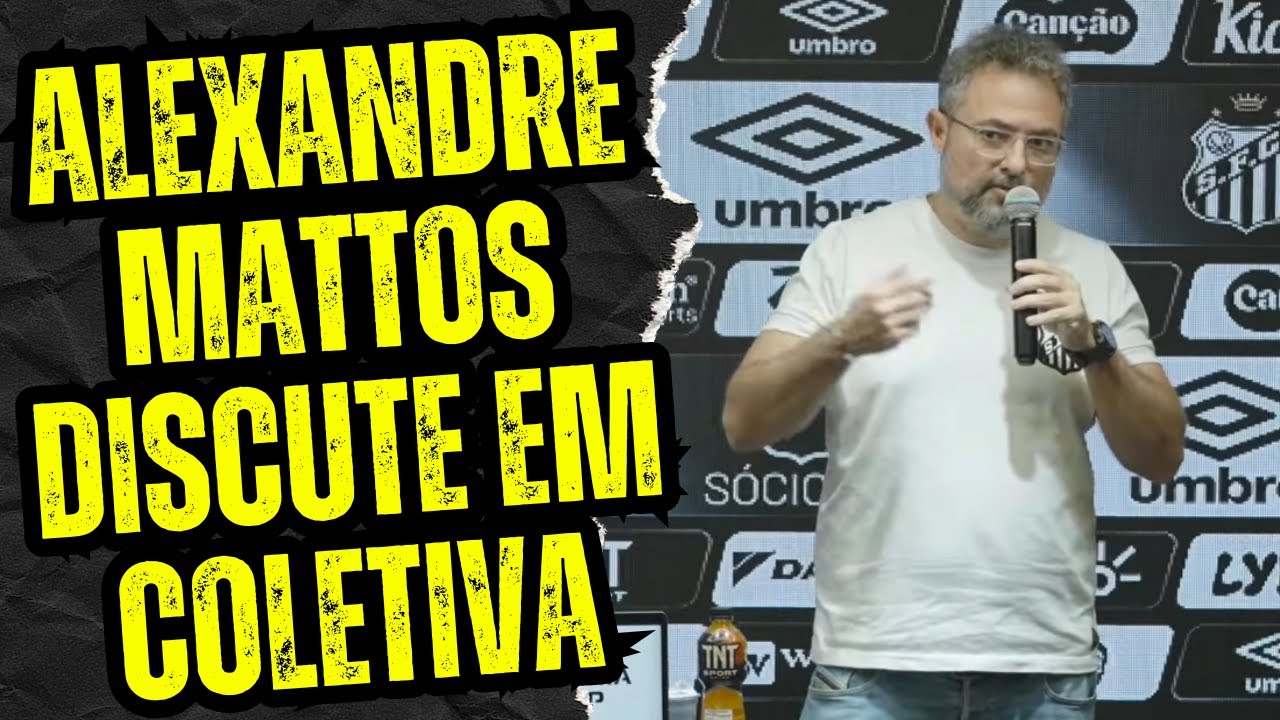 A SANTOS TV CORTOU A DISCUSSÃO! VEJA ALEXANDRE MATTOS DISCUTINDO COM VAGNER FREDERICO SOBRE BILLAL!