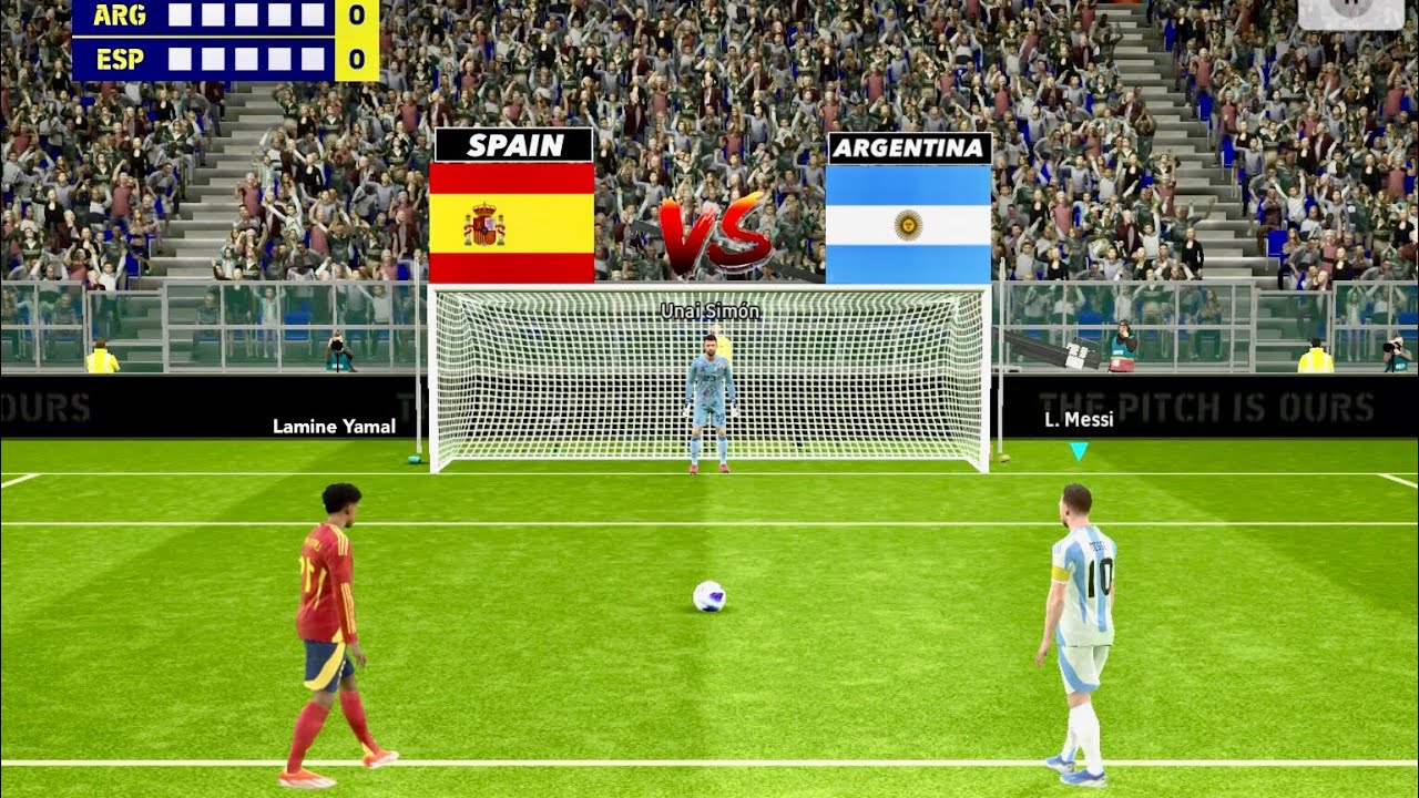 Lamine Yamal vs Leo Messi | Argentina vs Spain Penalty Shootout | ARG vs ESP Match