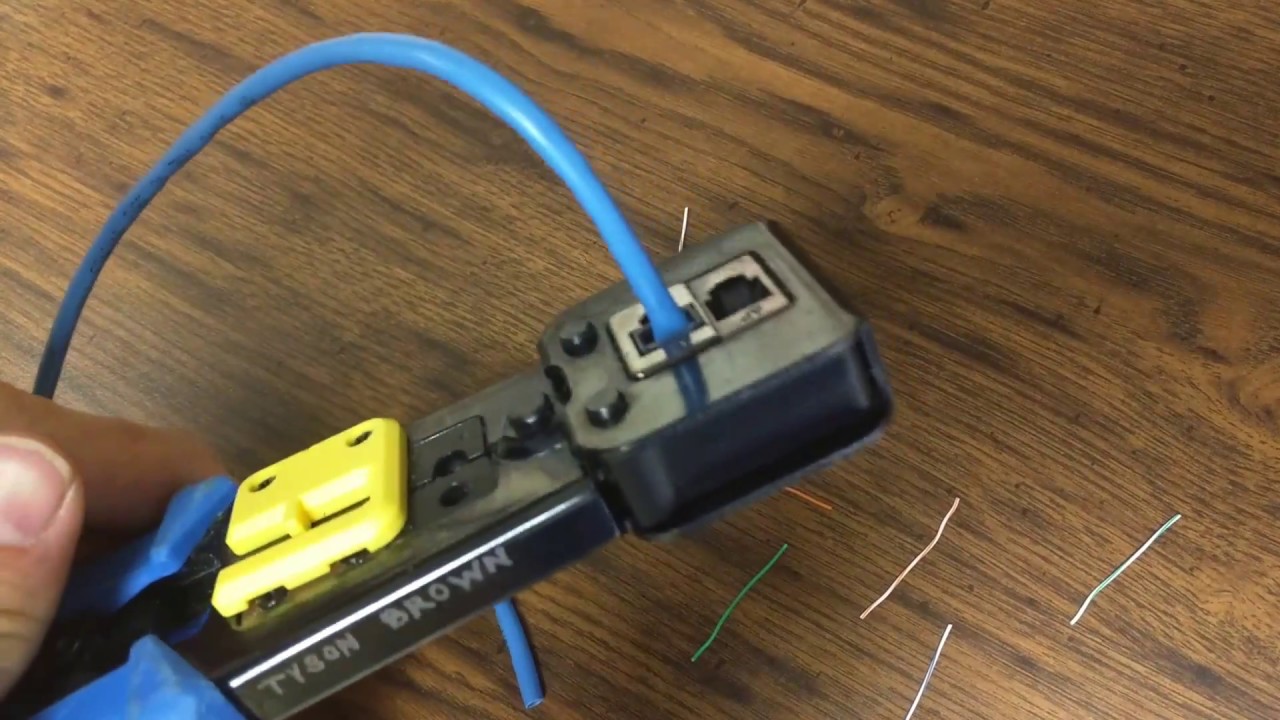 Crimping RJ-45 Male Connectors with the EZ-RJ PRO-HD Tool