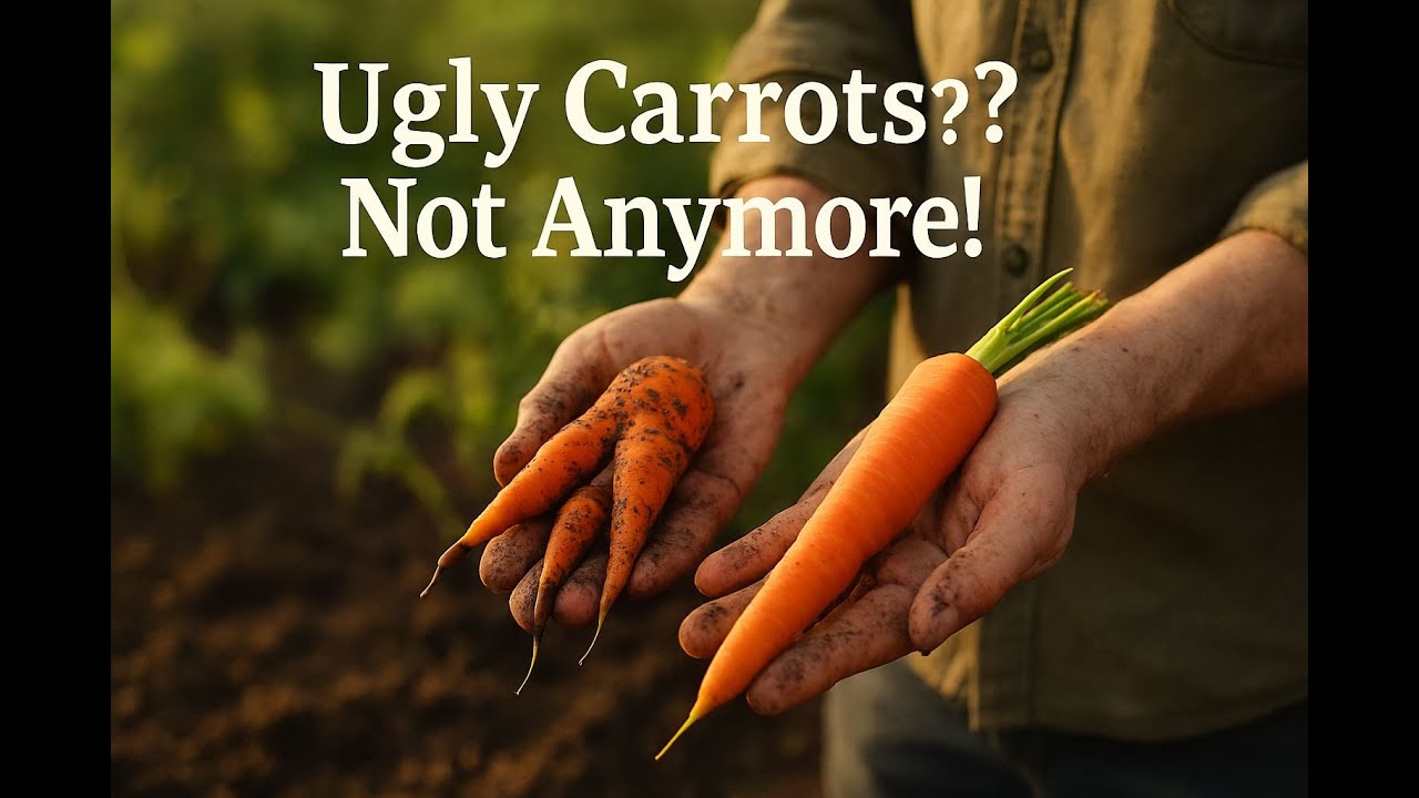 Grow STRAIGHT Carrots in Heavy Clay Soil (3 Proven Methods) 🥕
