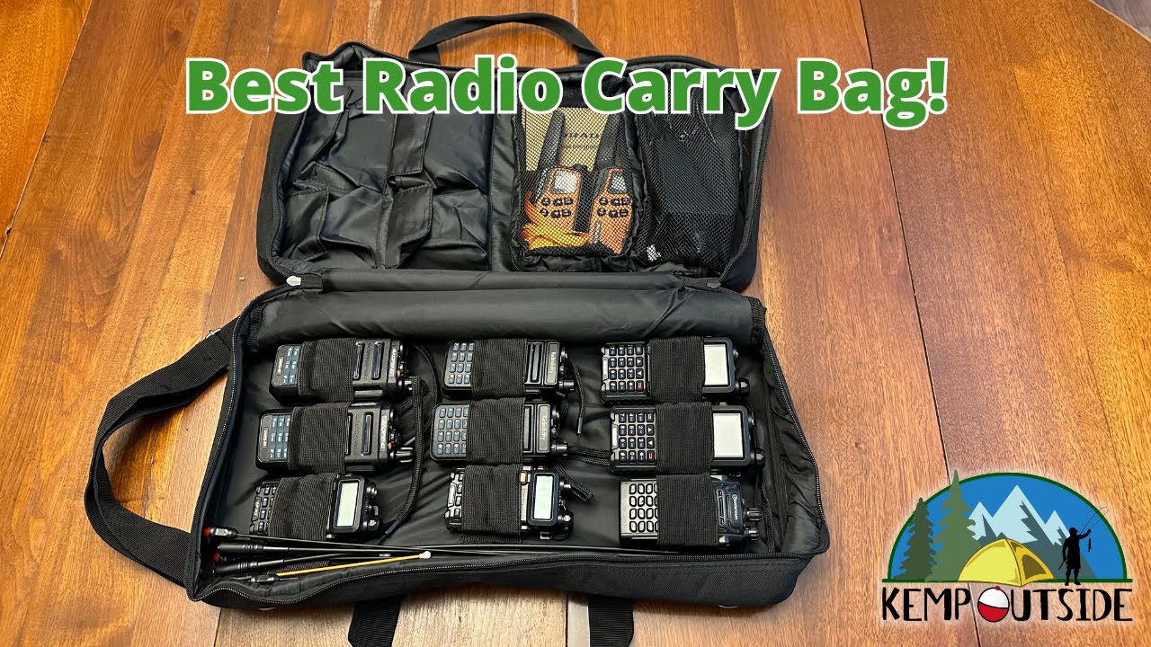 Best Radio Carrying Case for Multiple FRS, GMRS, MURS or Ham Radios | Retevis Radio Carry Bag