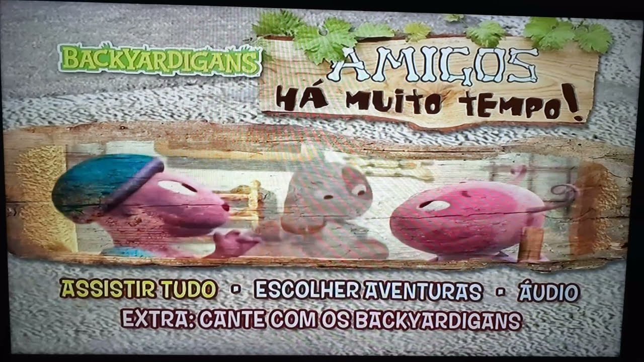 menu original dos Backyardigans em amigos há muito tempo ! ( terceira temporada ) 👦 🦖 🐶 🦴 🛹